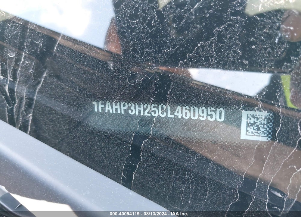 2012 FORD FOCUS SEL VIN: 1FAHP3H25CL460950