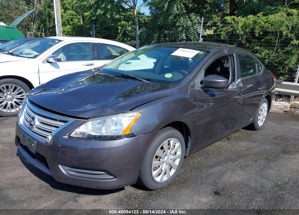 2014 NISSAN SENTRA SV VIN: 3N1AB7APXEY314662