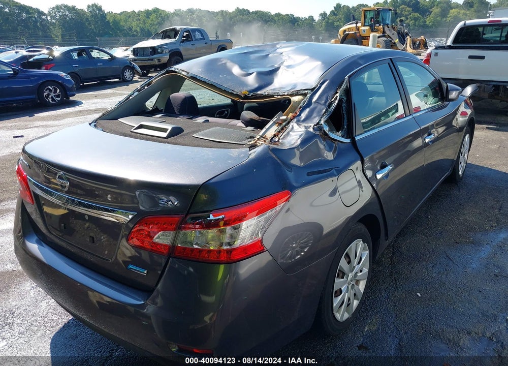 2014 NISSAN SENTRA SV VIN: 3N1AB7APXEY314662
