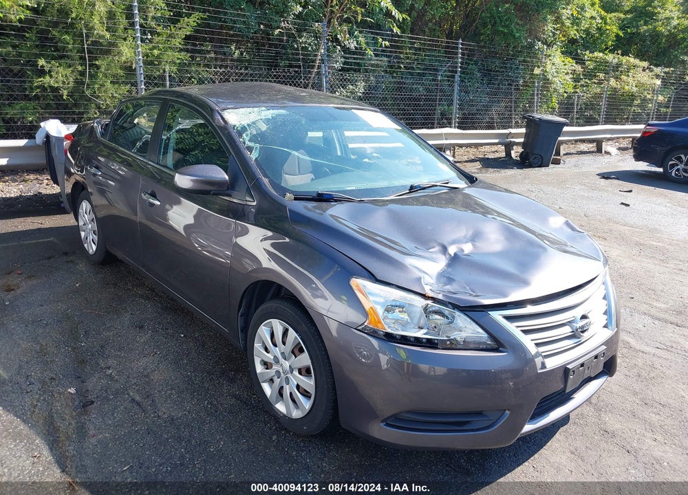 2014 NISSAN SENTRA SV VIN: 3N1AB7APXEY314662