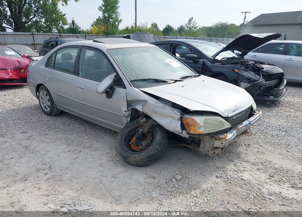 2003 HONDA CIVIC EX VIN: 1HGES26793L032742