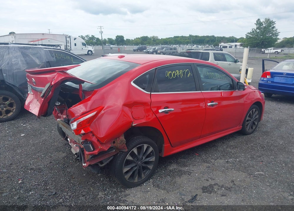 2016 NISSAN SENTRA SR VIN: 3N1AB7AP4GY240416