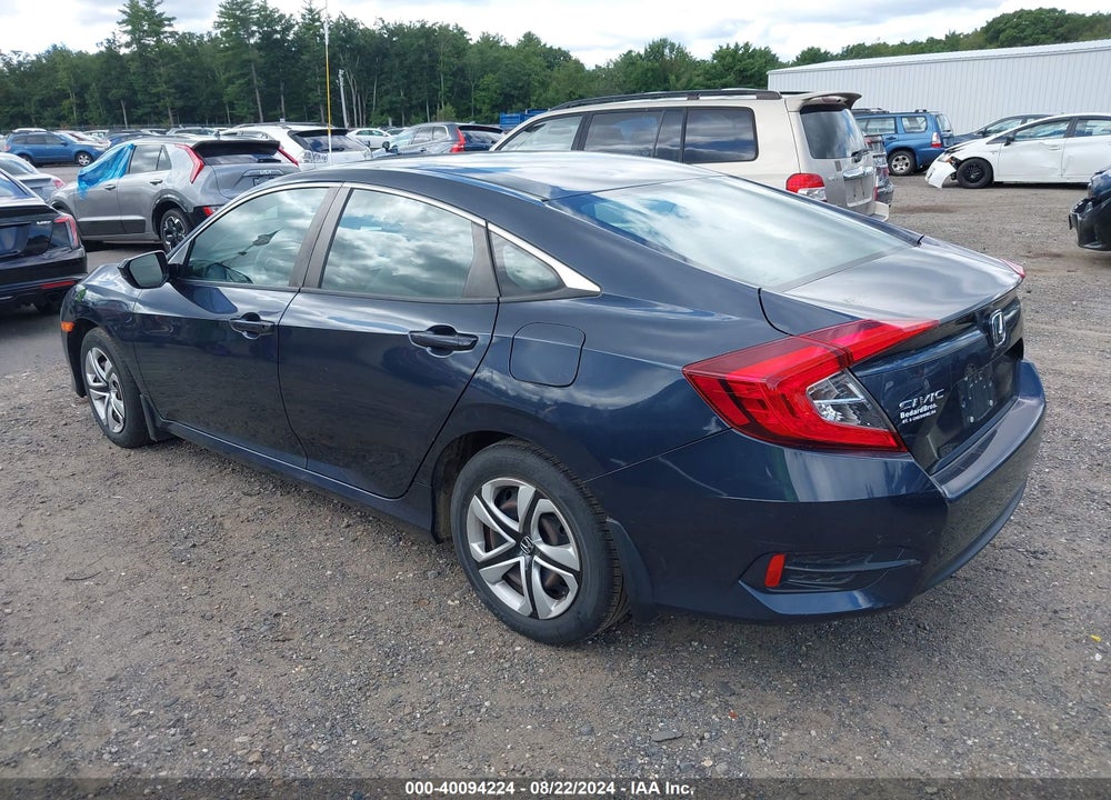 2018 HONDA CIVIC VIN: 19XFC2F54JE206916