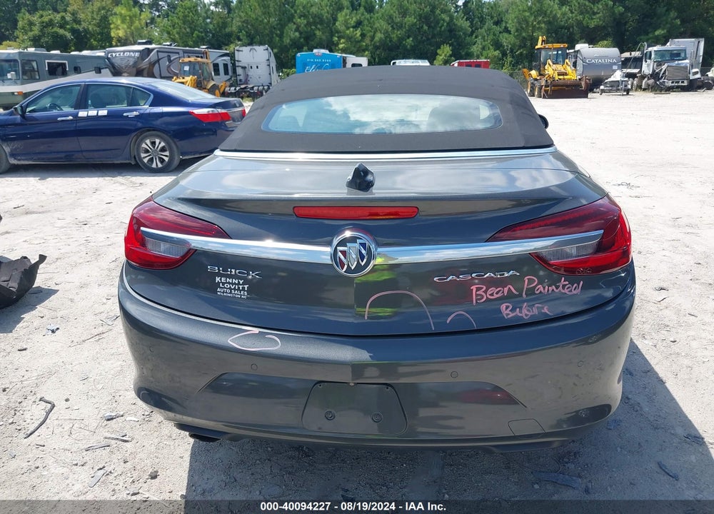2018 BUICK CASCADA PREMIUM VIN: W04WH3N5XJG016671