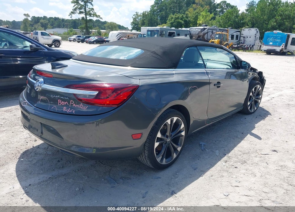 2018 BUICK CASCADA PREMIUM VIN: W04WH3N5XJG016671
