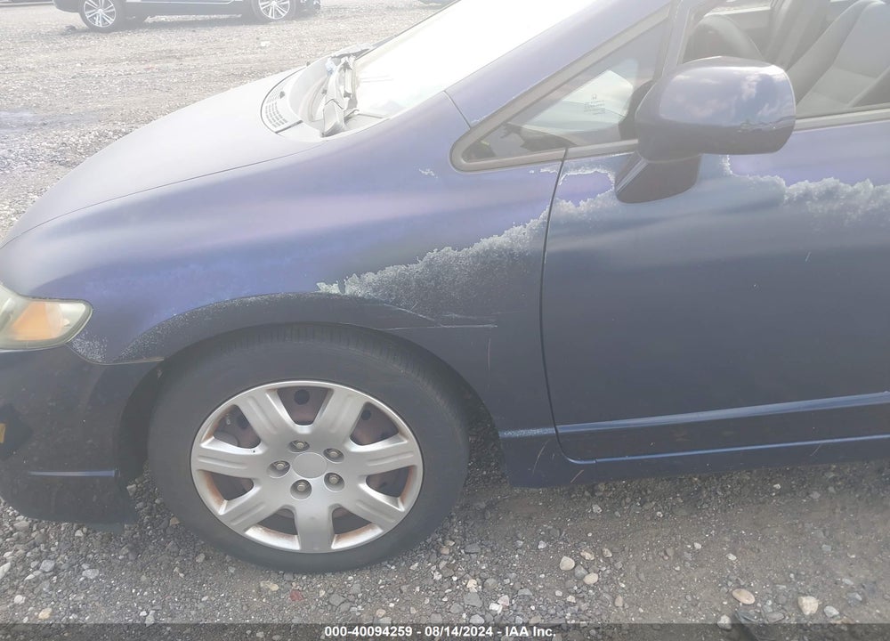 2009 HONDA CIVIC LX VIN: 2HGFA16549H546651