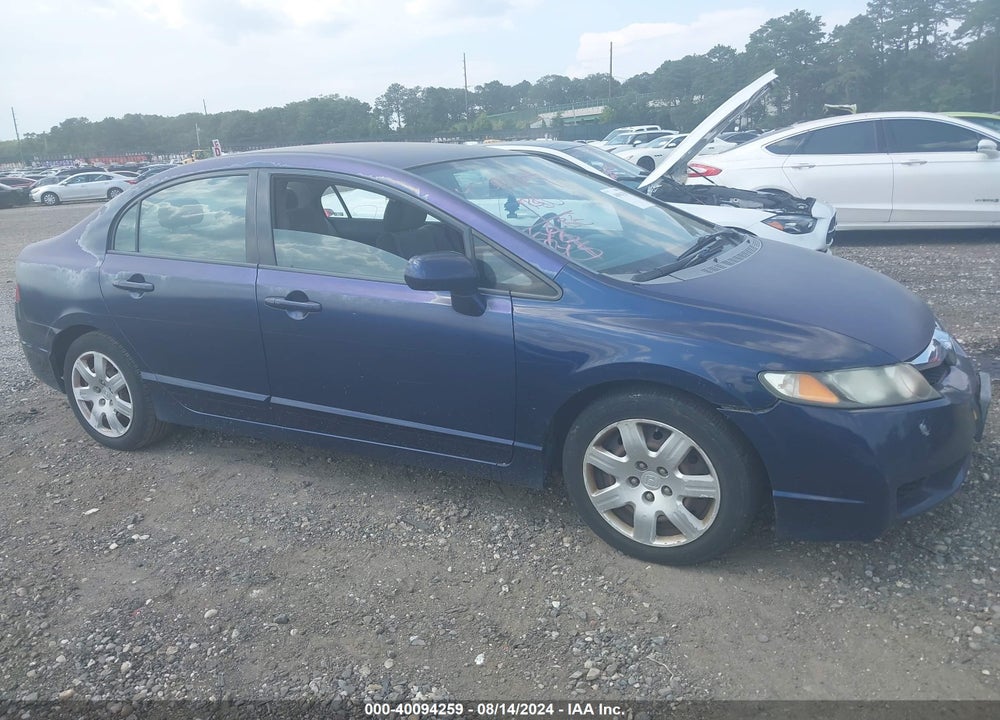 2009 HONDA CIVIC LX VIN: 2HGFA16549H546651