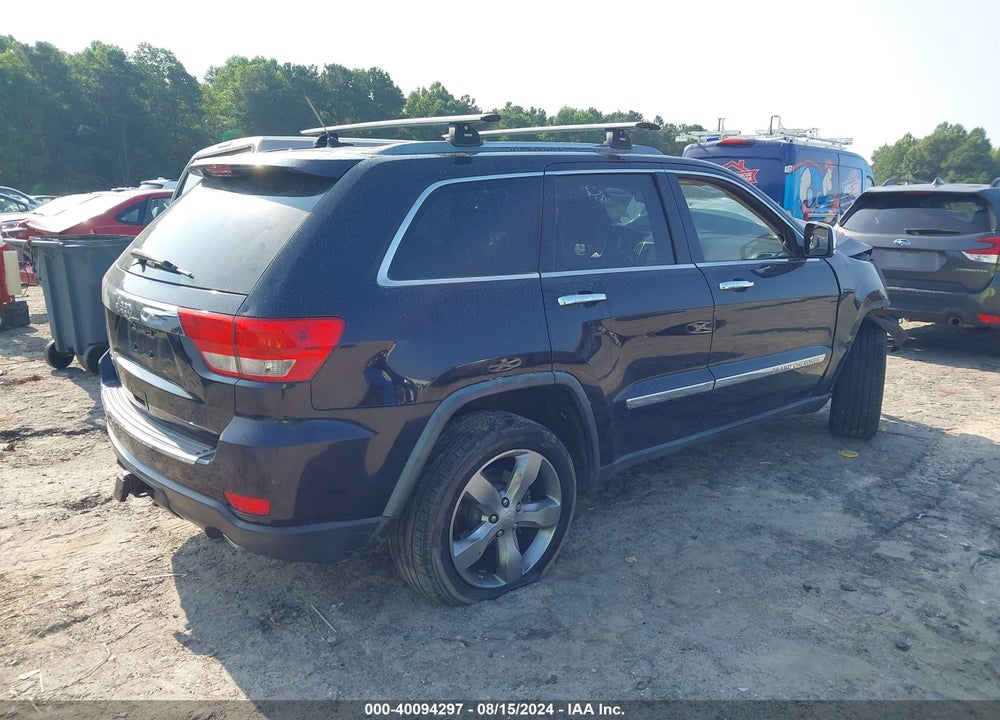 2011 JEEP GRAND CHEROKEE OVERLAND VIN: 1J4RR6GG3BC586255