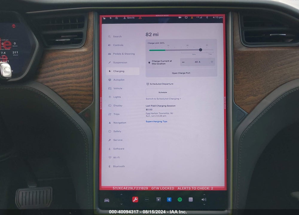 2020 TESLA MODEL X LONG RANGE DUAL MOTOR ALL-WHEEL DRIVE/LONG RANGE PLUS DUAL MOTOR ALL-WHEEL DRIVE VIN: 5YJXCAE29LF231829