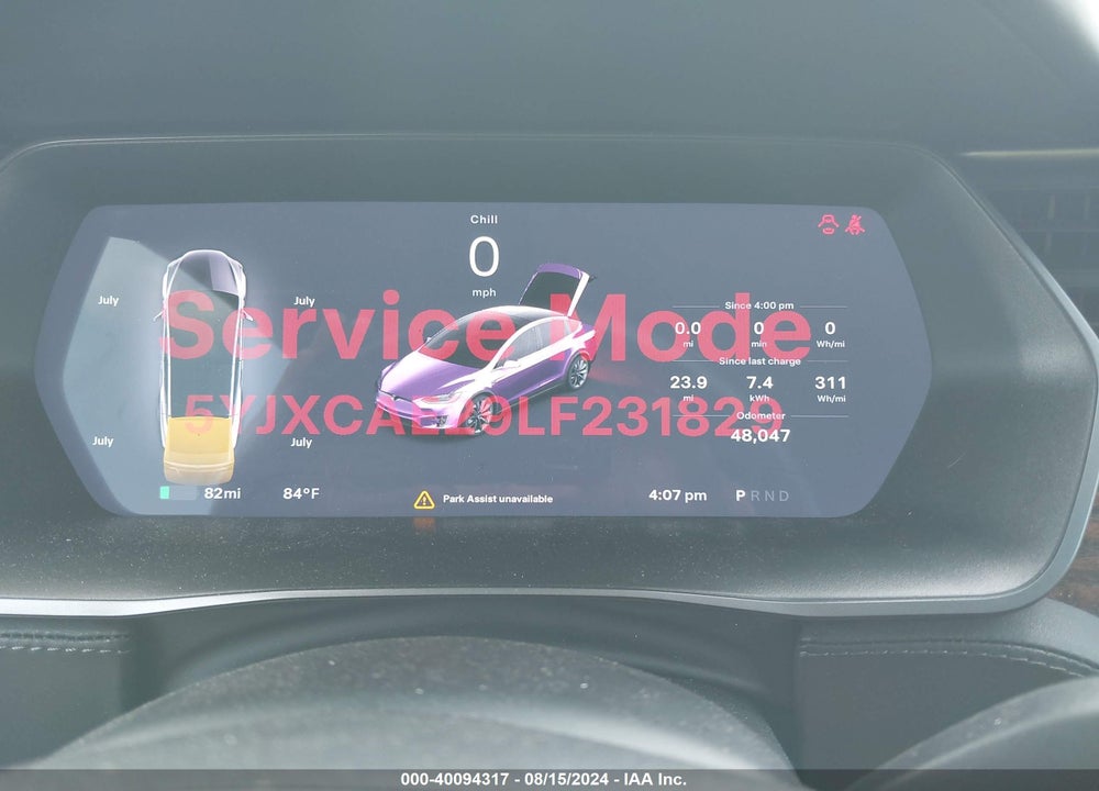 2020 TESLA MODEL X LONG RANGE DUAL MOTOR ALL-WHEEL DRIVE/LONG RANGE PLUS DUAL MOTOR ALL-WHEEL DRIVE VIN: 5YJXCAE29LF231829