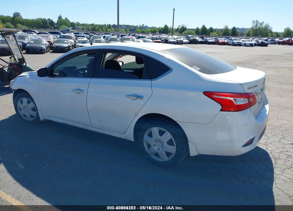 2016 NISSAN SENTRA S VIN: 3N1AB7AP0GY335989