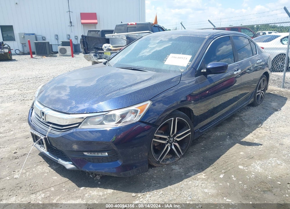 2017 HONDA ACCORD SPORT VIN: 1HGCR2F50HA187717