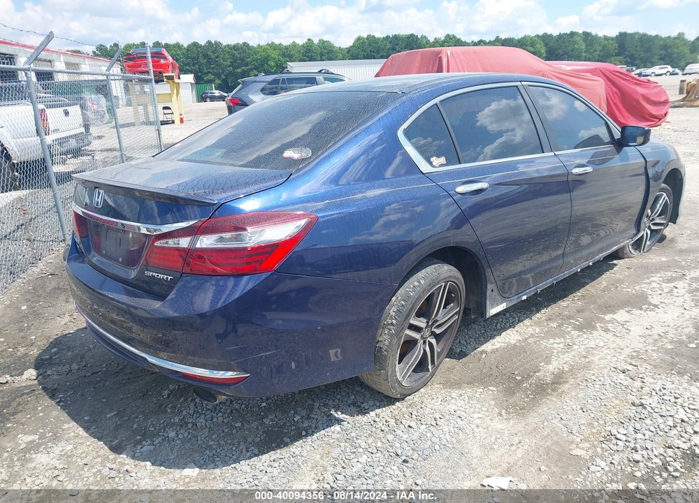 2017 HONDA ACCORD SPORT VIN: 1HGCR2F50HA187717