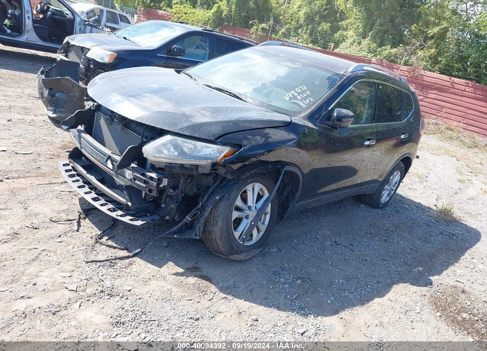 2016 NISSAN ROGUE SV VIN: KNMAT2MV5GP678421