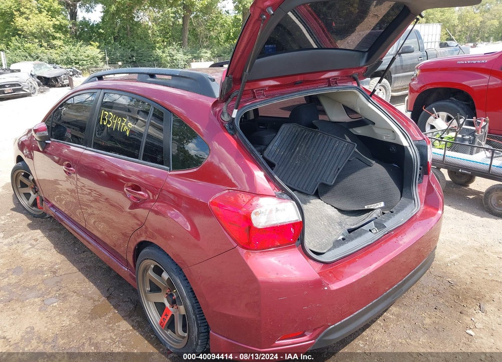 2016 SUBARU IMPREZA 2.0I SPORT PREMIUM VIN: JF1GPAP64G8263409