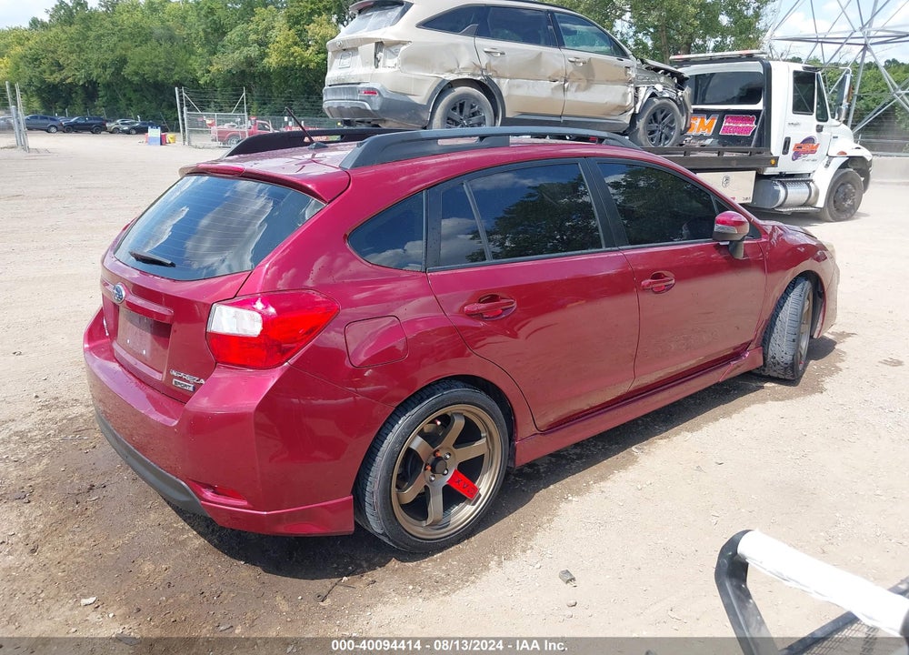 2016 SUBARU IMPREZA 2.0I SPORT PREMIUM VIN: JF1GPAP64G8263409