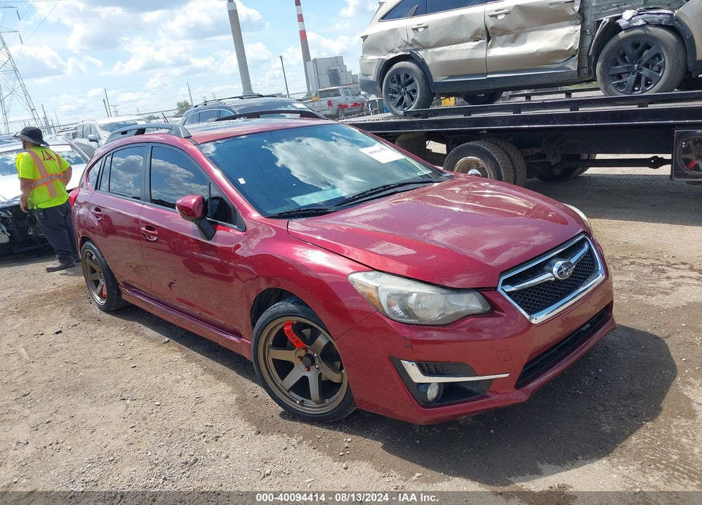 2016 SUBARU IMPREZA 2.0I SPORT PREMIUM VIN: JF1GPAP64G8263409