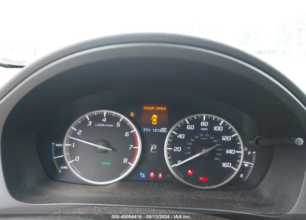 2013 ACURA ILX HYBRID 1.5L VIN: 19VDE3F70DE301463