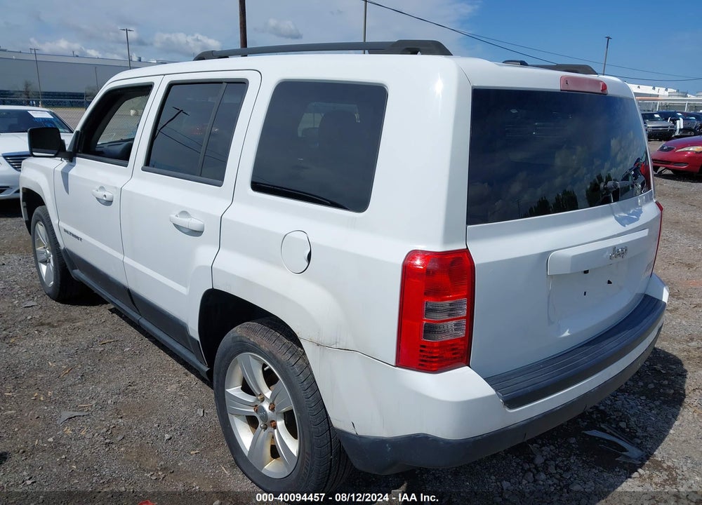 2012 JEEP PATRIOT LATITUDE VIN: 1C4NJRFB7CD616047