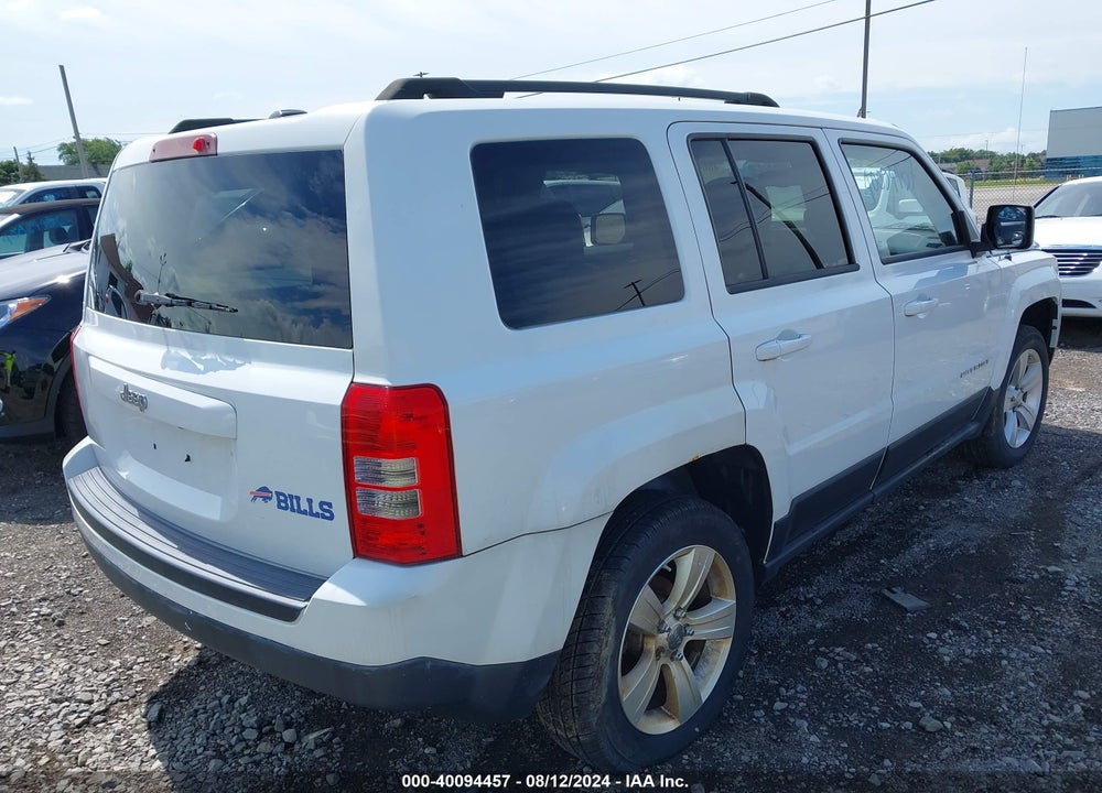 2012 JEEP PATRIOT LATITUDE VIN: 1C4NJRFB7CD616047