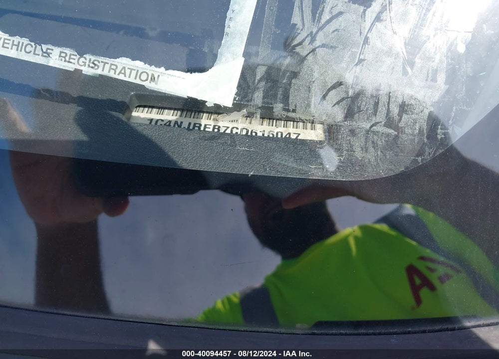 2012 JEEP PATRIOT LATITUDE VIN: 1C4NJRFB7CD616047