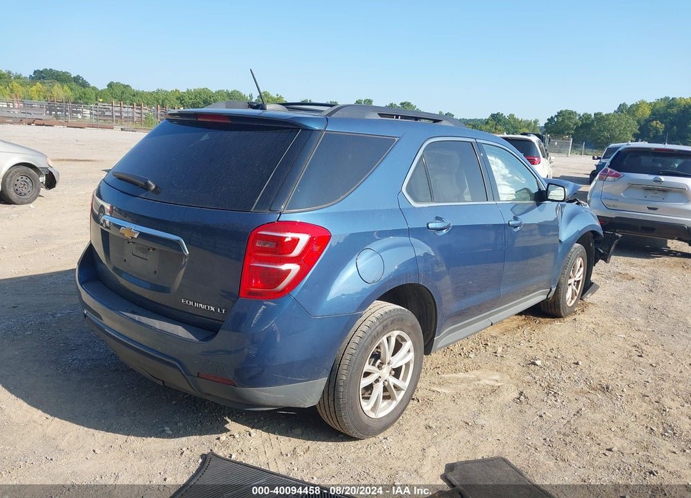 2016 CHEVROLET EQUINOX VIN: 2GNALCEK9G6236498