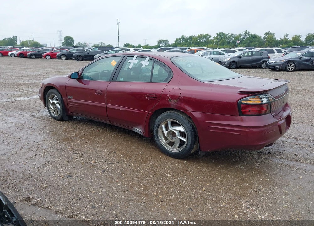 2001 PONTIAC BONNEVILLE SLE VIN: 1G2HY54K814193095