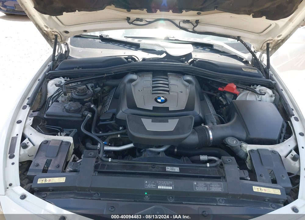 2007 BMW 650I VIN: WBAEH13577CR52902
