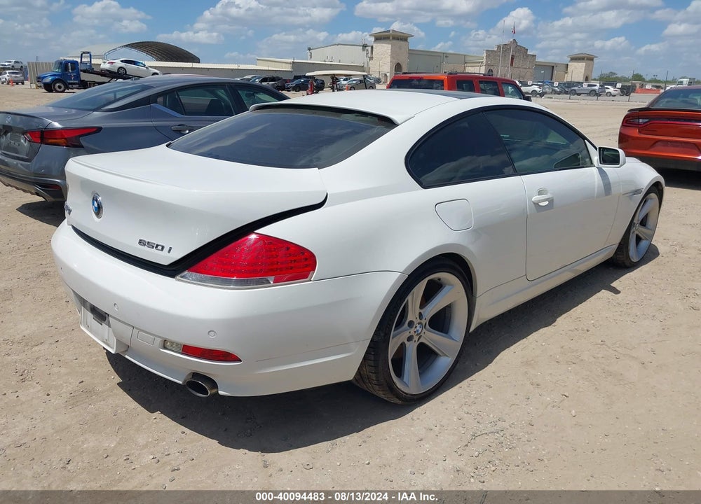 2007 BMW 650I VIN: WBAEH13577CR52902
