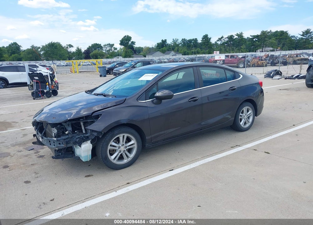 2017 CHEVROLET CRUZE LT AUTO VIN: 1G1BE5SM0H7112980