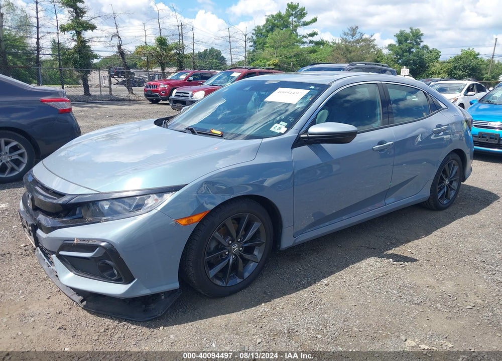 2020 HONDA CIVIC EX-L VIN: SHHFK7H81LU404811