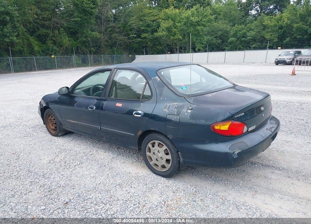 1999 HYUNDAI ELANTRA GL VIN: KMHJF25F6XU819377