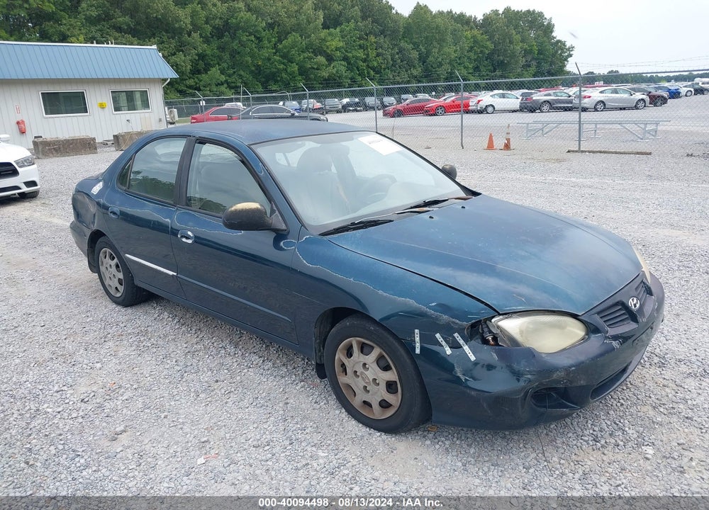 1999 HYUNDAI ELANTRA GL VIN: KMHJF25F6XU819377