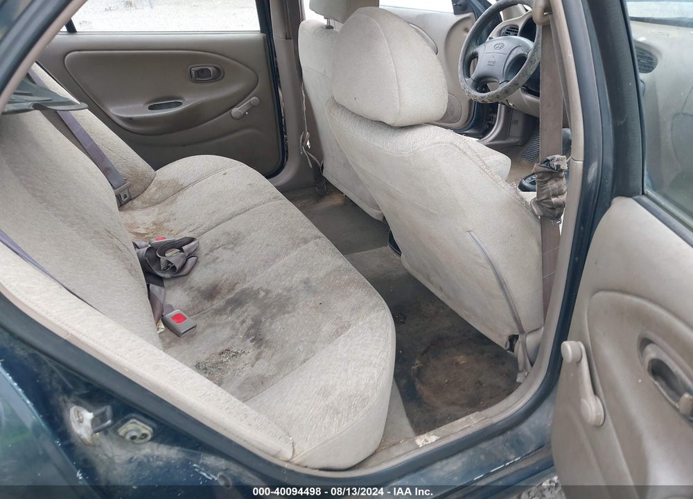 1999 HYUNDAI ELANTRA GL VIN: KMHJF25F6XU819377