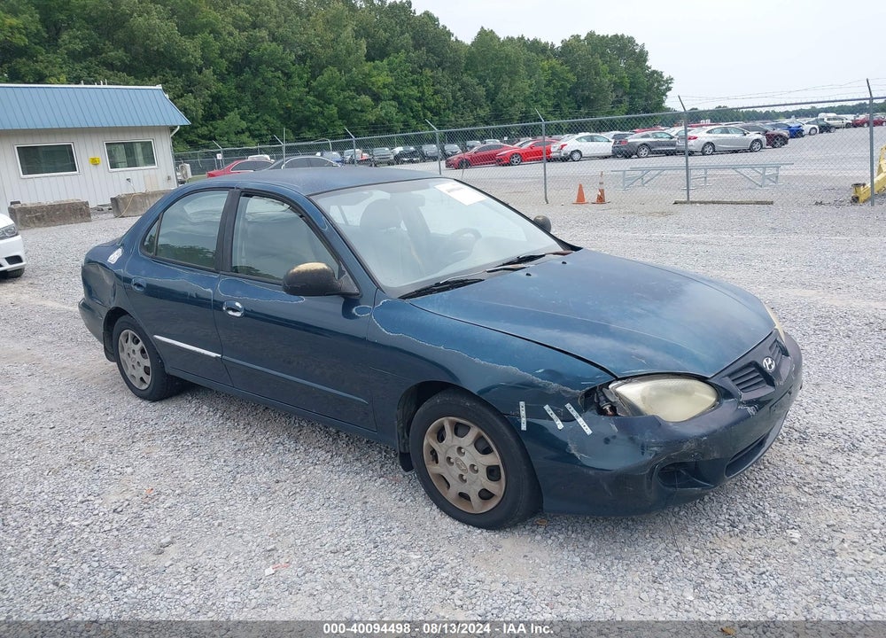 1999 HYUNDAI ELANTRA GL VIN: KMHJF25F6XU819377