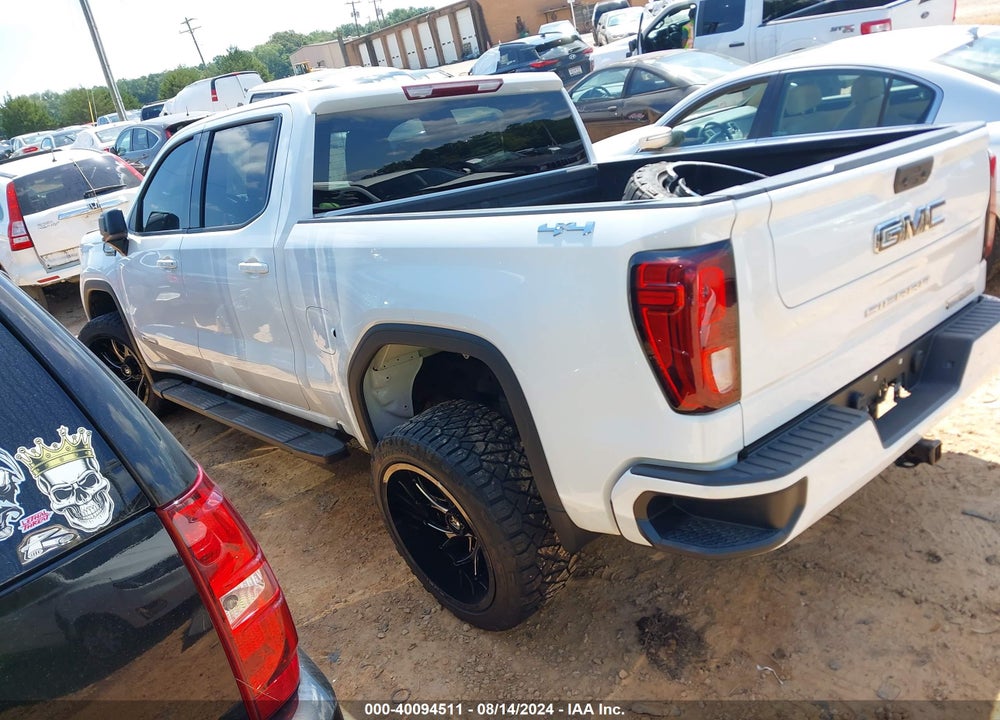 2022 GMC SIERRA 1500 4WD SHORT BOX ELEVATION WITH 3SB VIN: 3GTUUCED4NG543681