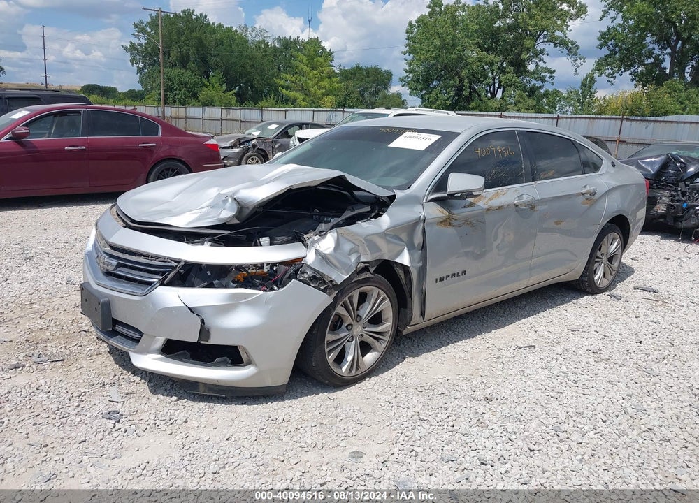 2014 CHEVROLET IMPALA 2LT VIN: 2G1125S37E9106390
