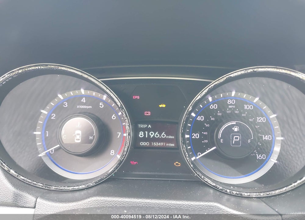 2013 HYUNDAI SONATA GLS VIN: 5NPEB4AC8DH758922