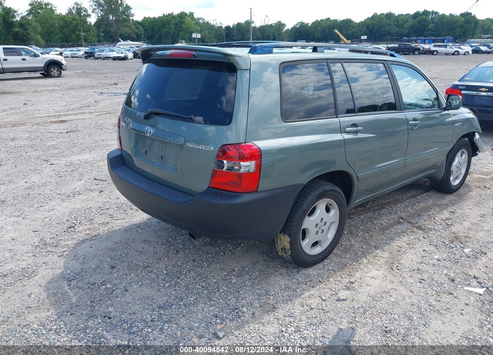 2006 TOYOTA HIGHLANDER LIMITED V6 VIN: JTEEP21A560153580