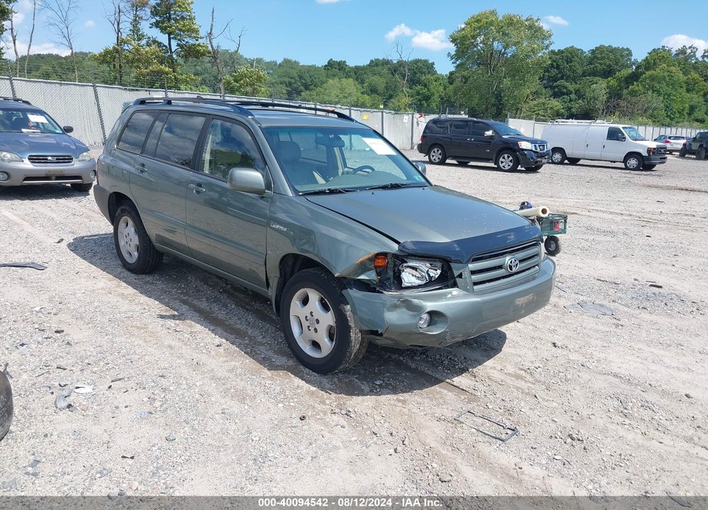 2006 TOYOTA HIGHLANDER LIMITED V6 VIN: JTEEP21A560153580