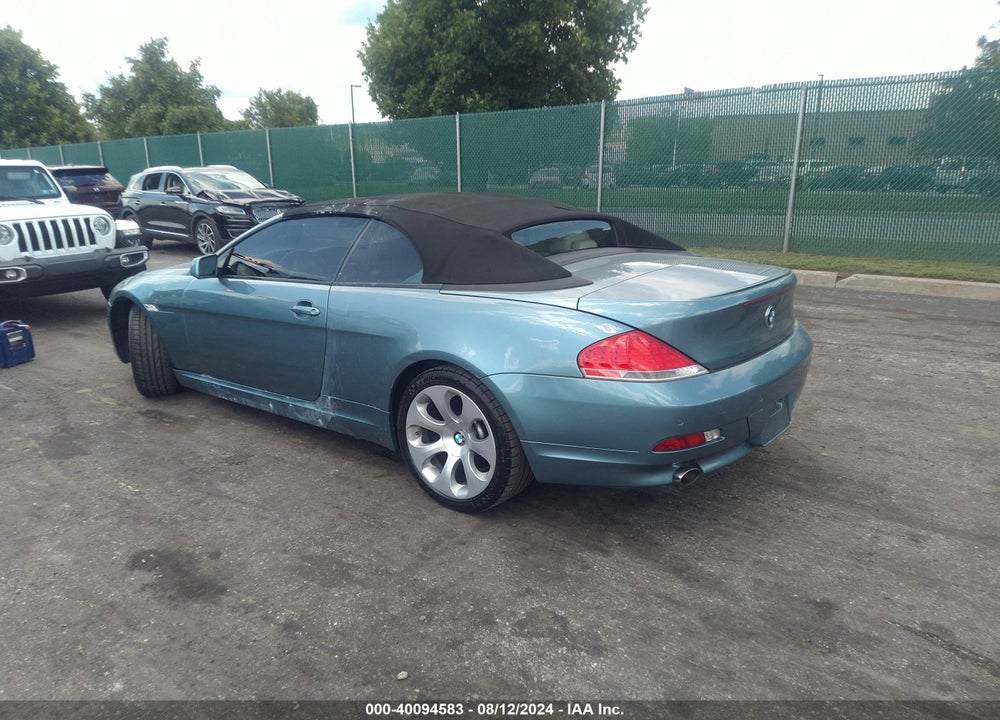 2007 BMW 650I VIN: WBAEK13517CN83519