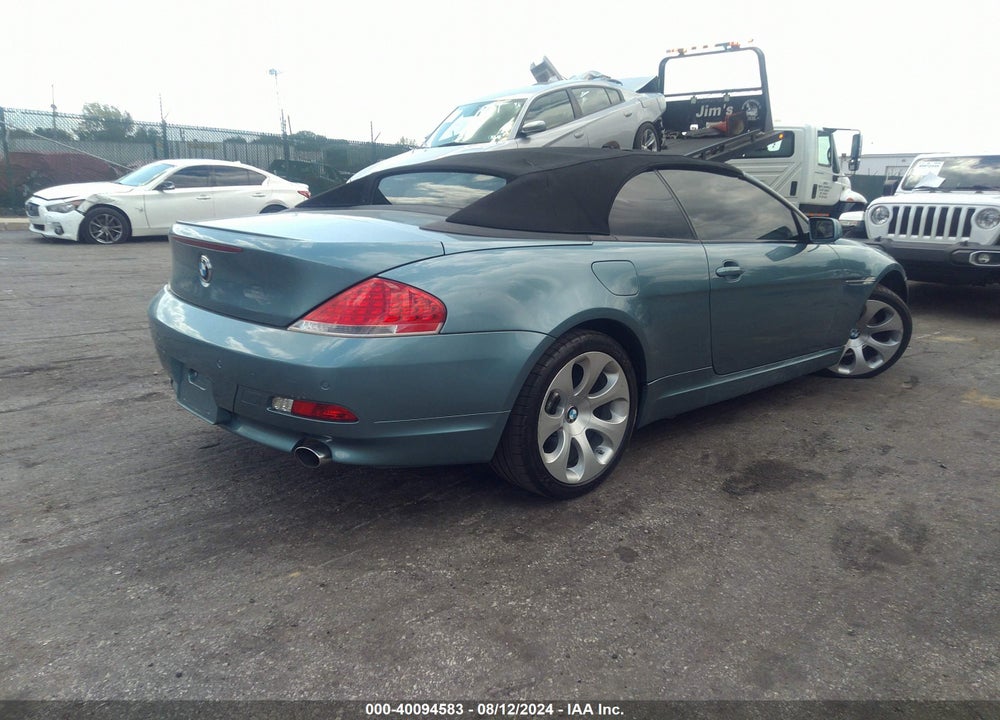 2007 BMW 650I VIN: WBAEK13517CN83519
