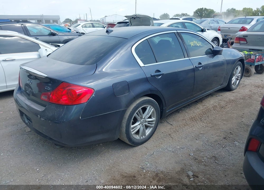 2011 INFINITI G25 JOURNEY VIN: JN1DV6AP4BM601802