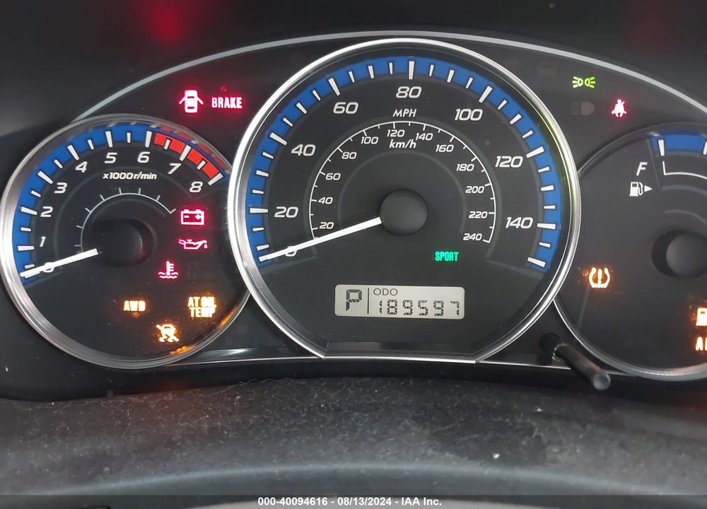 2010 SUBARU FORESTER 2.5X PREMIUM VIN: JF2SH6CC8AH745206
