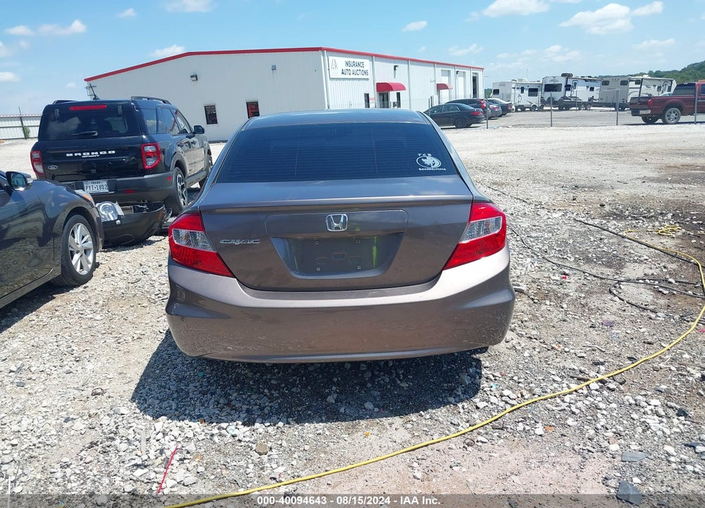 2012 HONDA CIVIC LX VIN: 2HGFB2F54CH556039