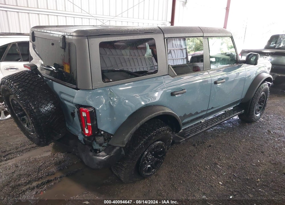 2022 FORD BRONCO VIN: 1FMEE5DP9NLB20781