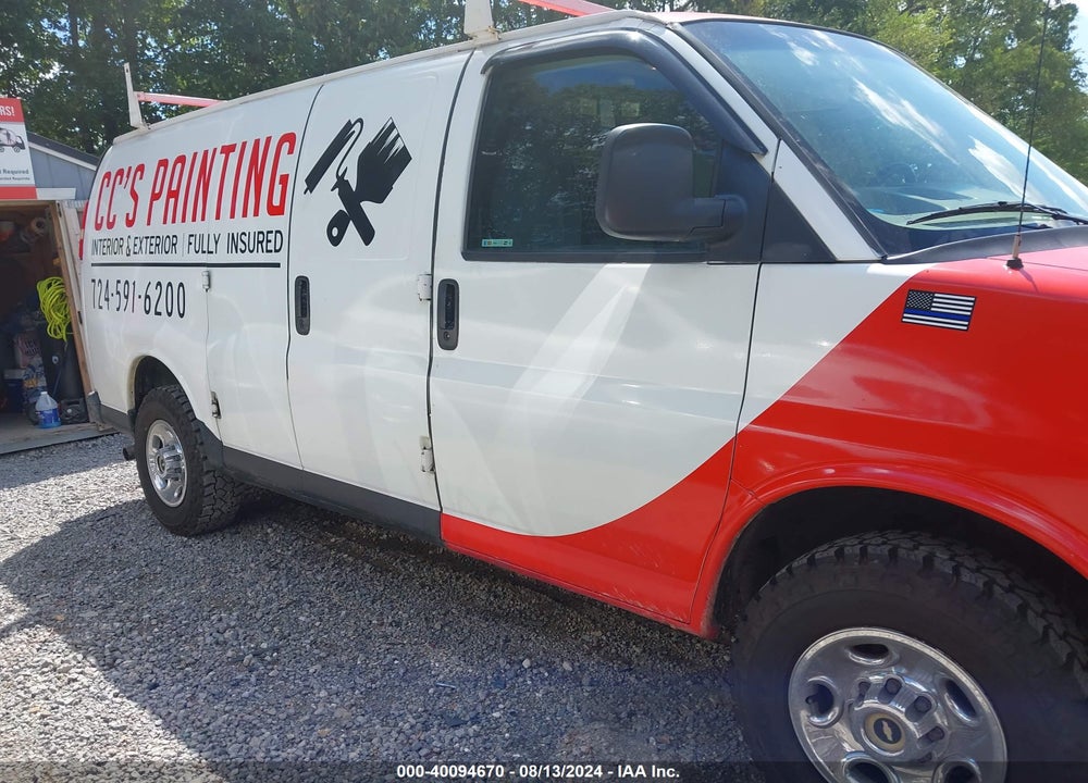 2008 CHEVROLET EXPRESS WORK VAN VIN: 1GCGG25C381139635