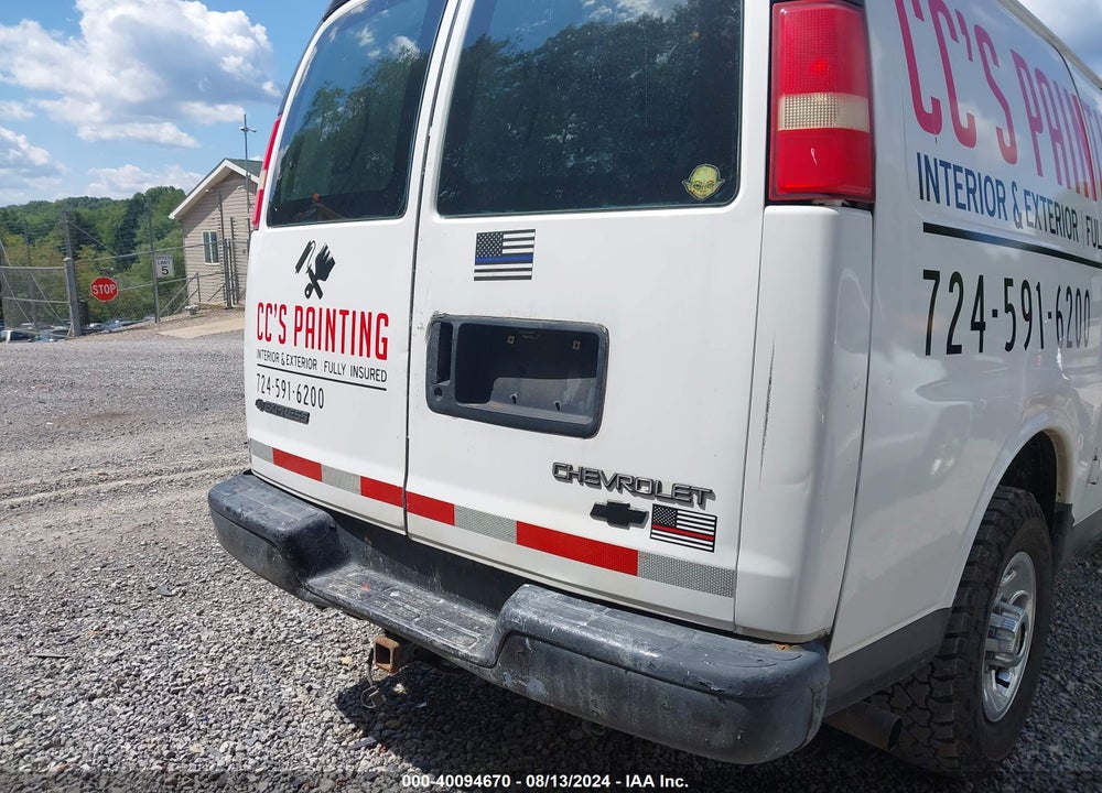 2008 CHEVROLET EXPRESS WORK VAN VIN: 1GCGG25C381139635