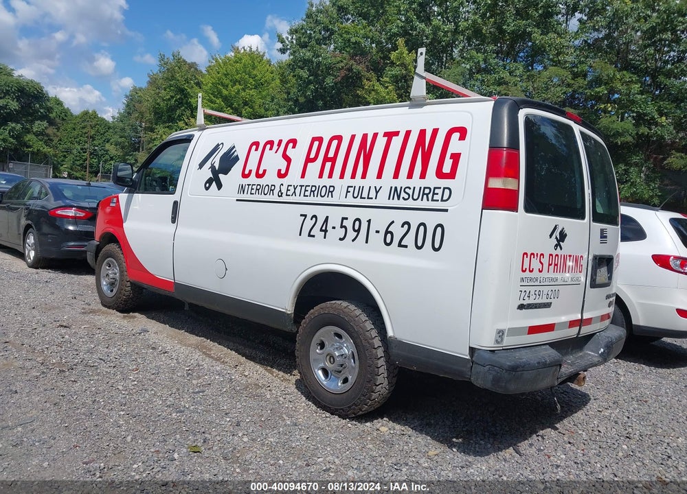 2008 CHEVROLET EXPRESS WORK VAN VIN: 1GCGG25C381139635