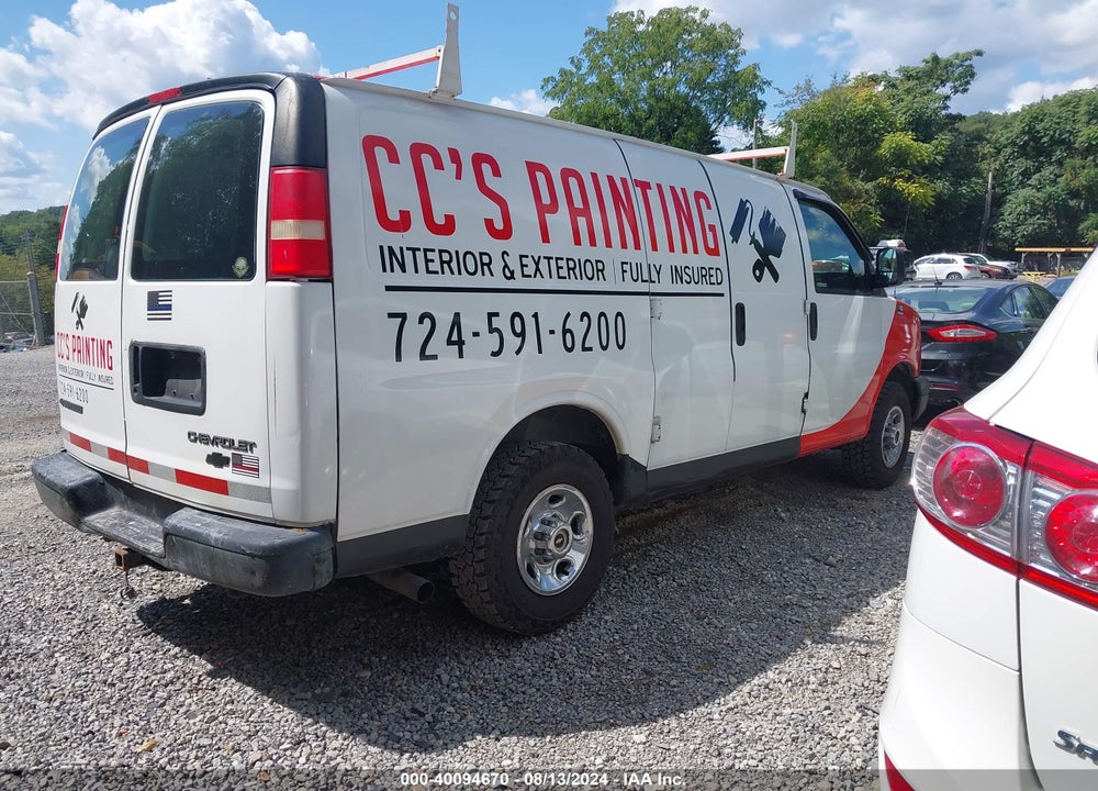 2008 CHEVROLET EXPRESS WORK VAN VIN: 1GCGG25C381139635